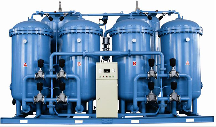 Воздухоразделительная установка с адсорбцией при переменном давлении